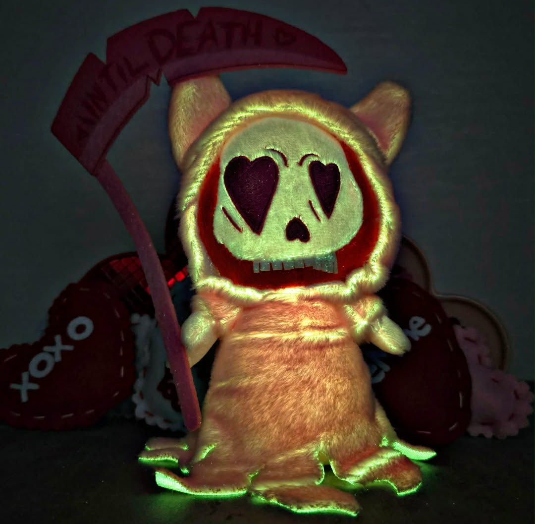 Heart For Soul Mortem Plush Glow In The Dark