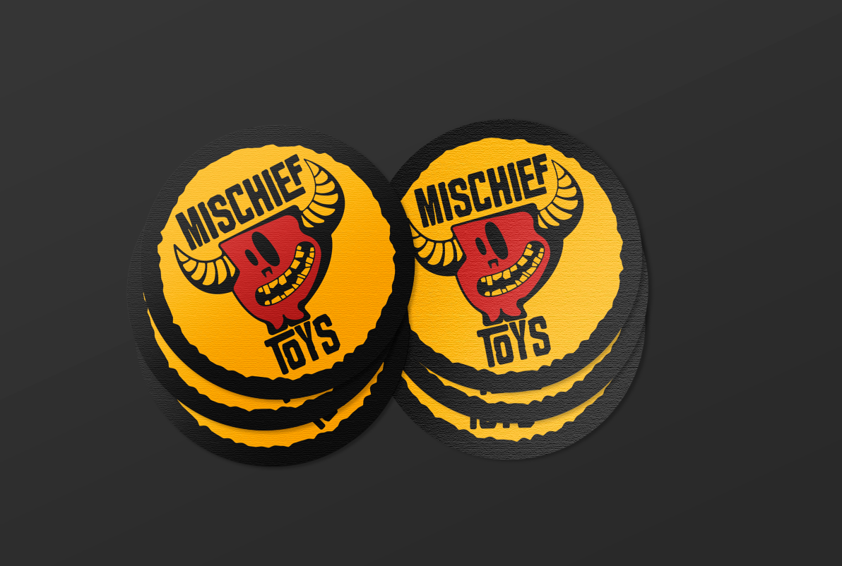 Mischief Toys Logo 2.5" Refrigerator Magnet