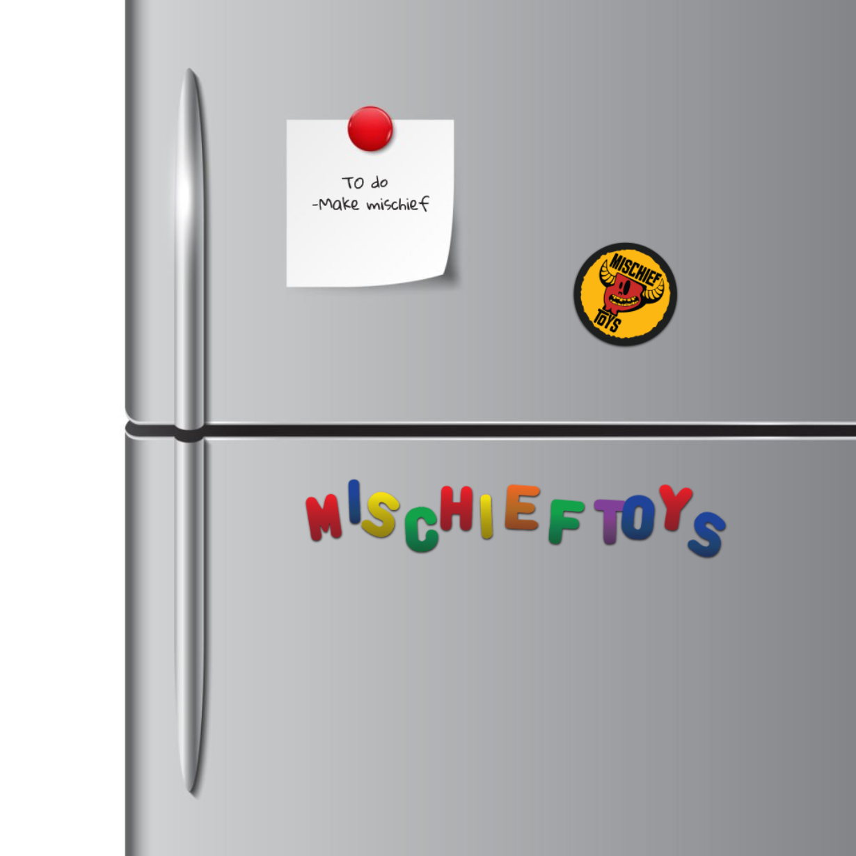 Mischief Toys Logo 2.5" Refrigerator Magnet