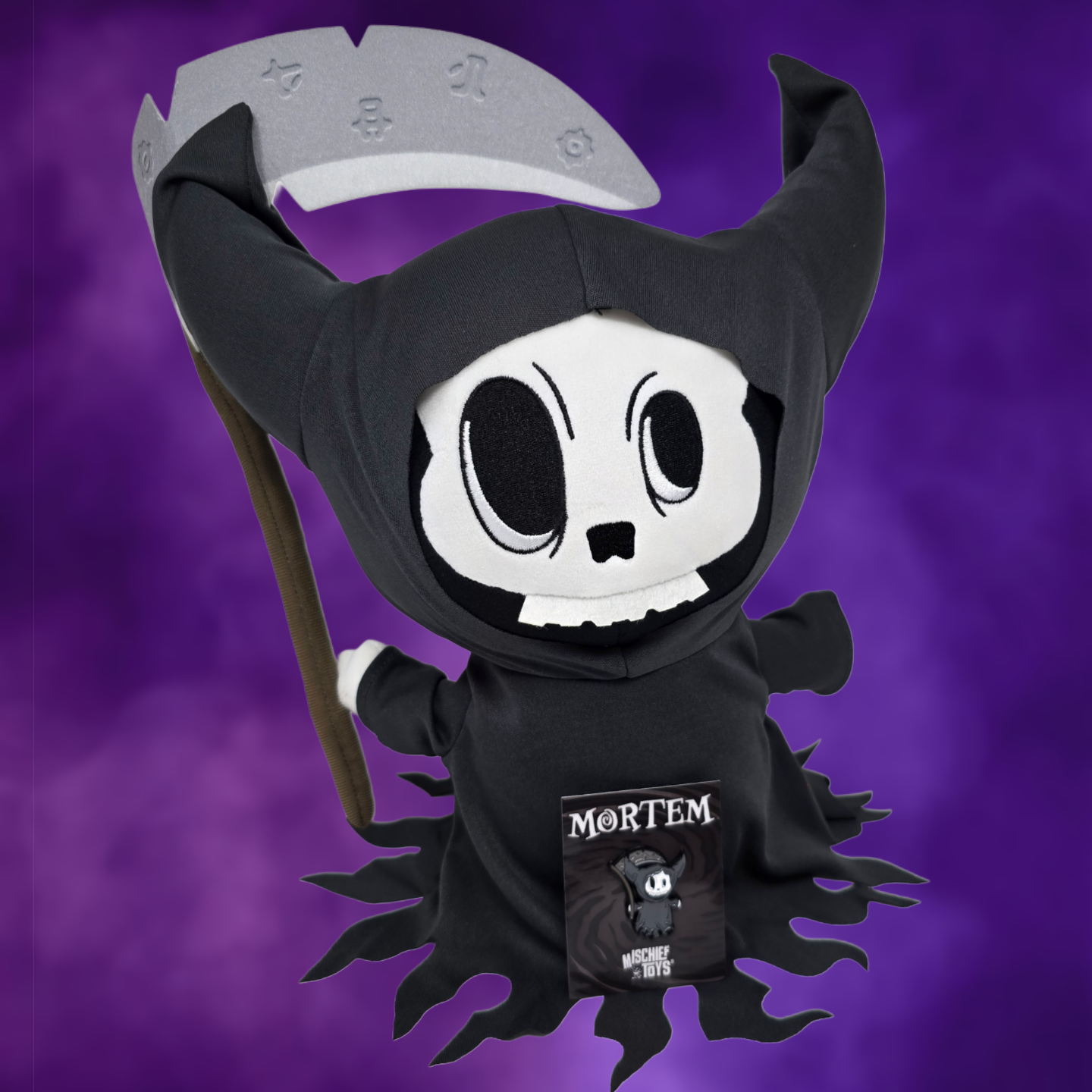 Limited Edition First Run Mortem Plush Bundle With Pin