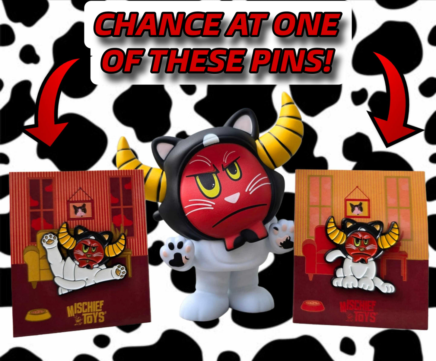 Fritz Gastley Pin Bundle - Supporting SAVECats - CHANCE At ONE Of TWO Pins