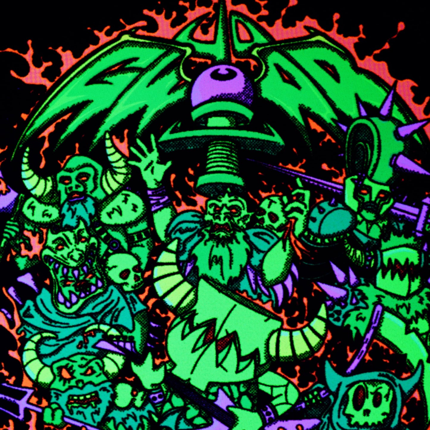 GWAR x Mischief Toys Blacklight Poster