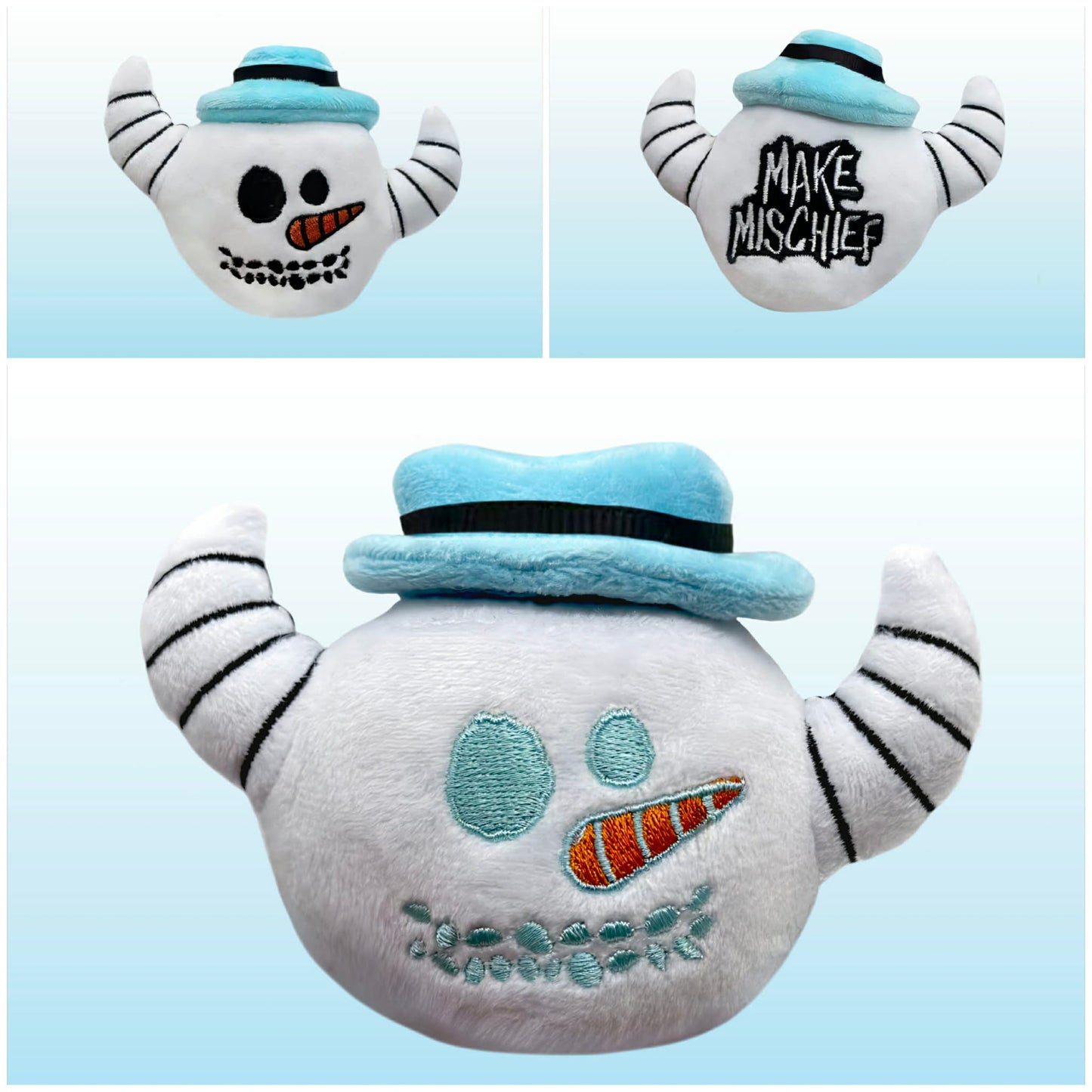 Snowman Plush Keychain Limited Edition Mystery