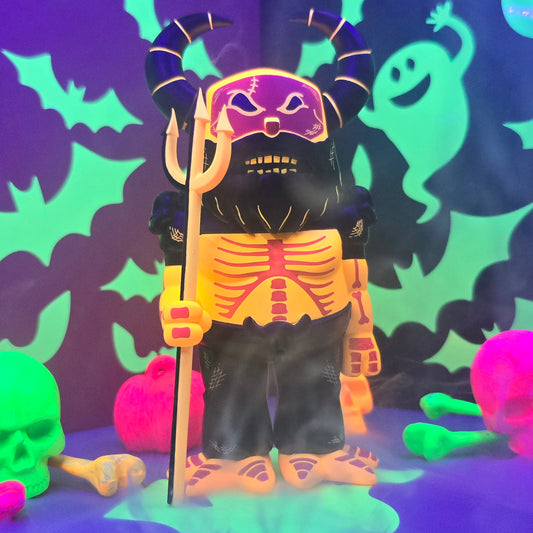 Blacklight Skeleton Demonstro Figure