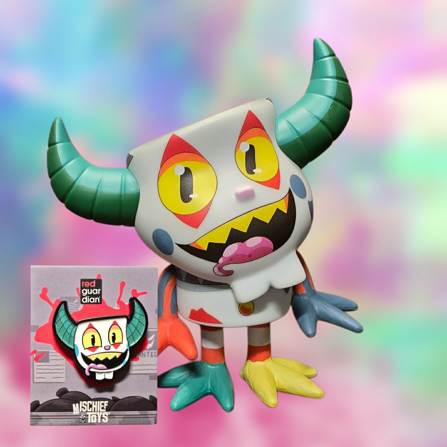 Pin Bundle :: Chromatic Clown Gastley :: Mischief Toys x Redguardian
