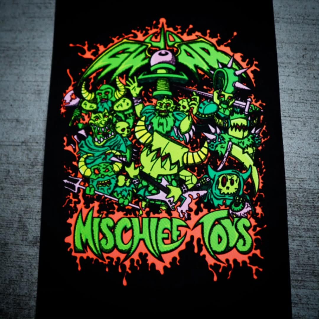 GWAR x Mischief Toys Blacklight Poster