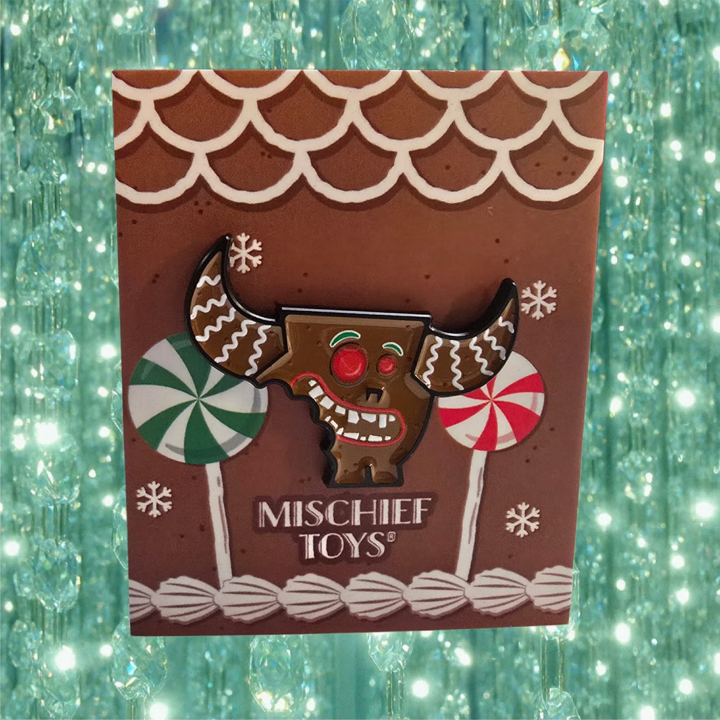 Bitten Gingerbread Gastley Pin