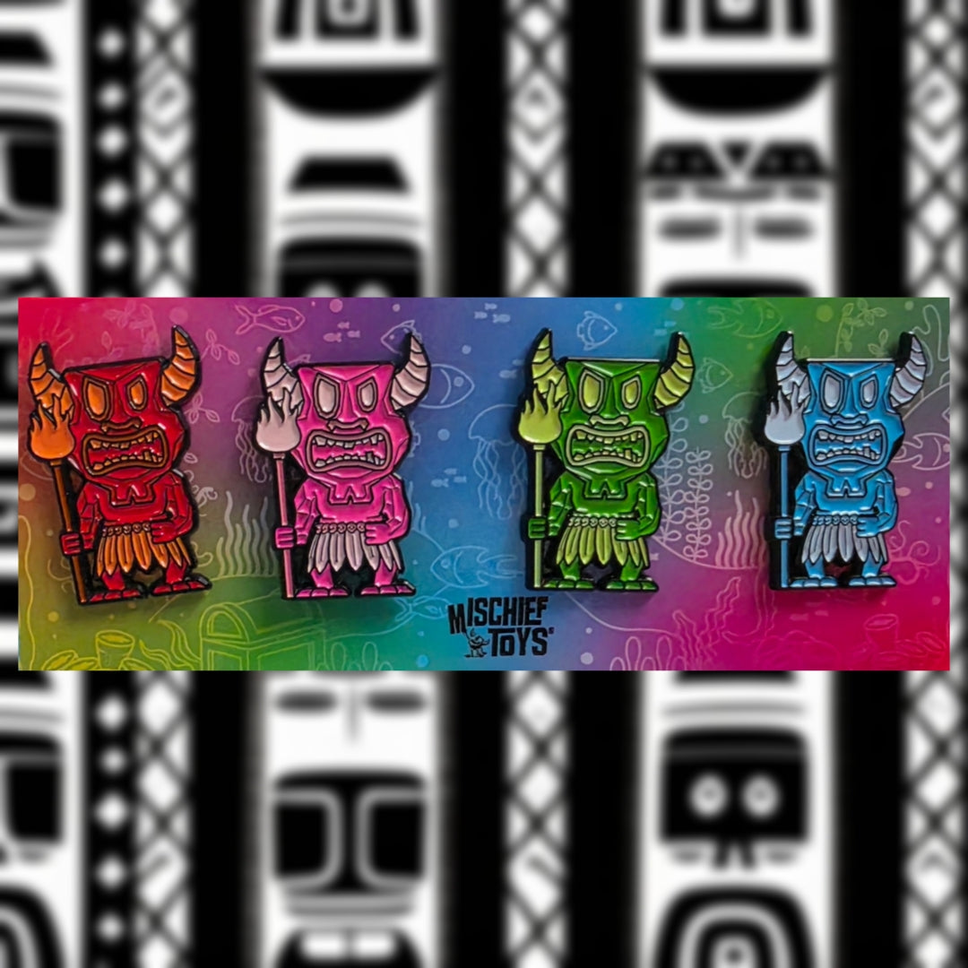 Origins Tiki Pin Set