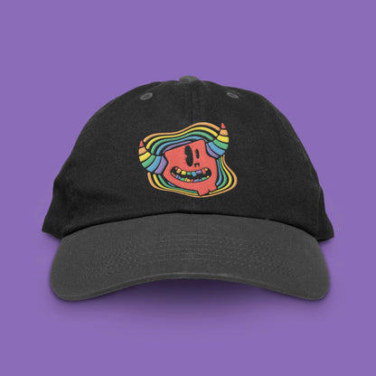 Retro Rainbow Dad Hat