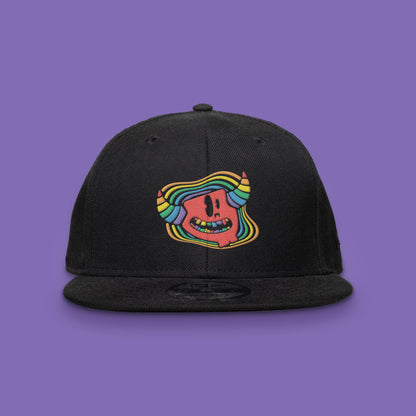 Retro Rainbow Gastley Snapback Hat