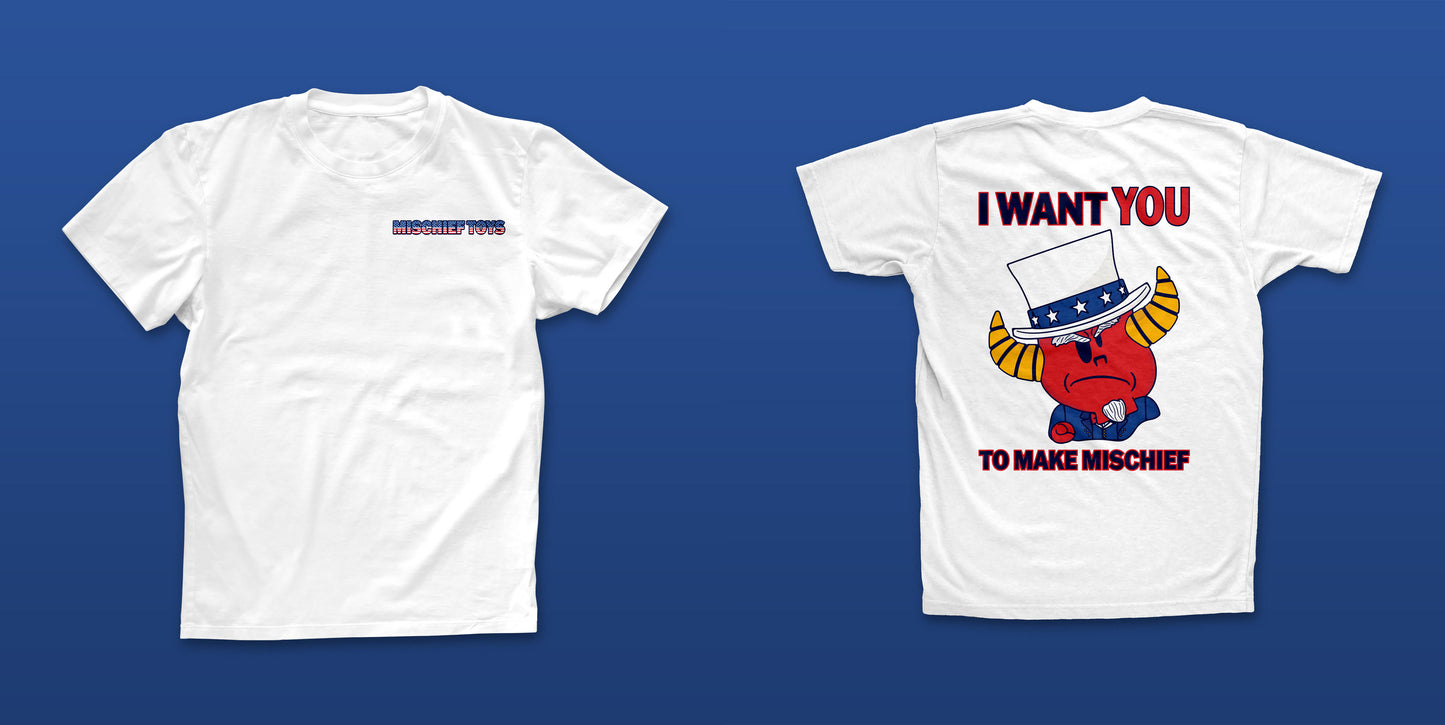 *Past Merch* I Want You To Make Mischief T Shirt