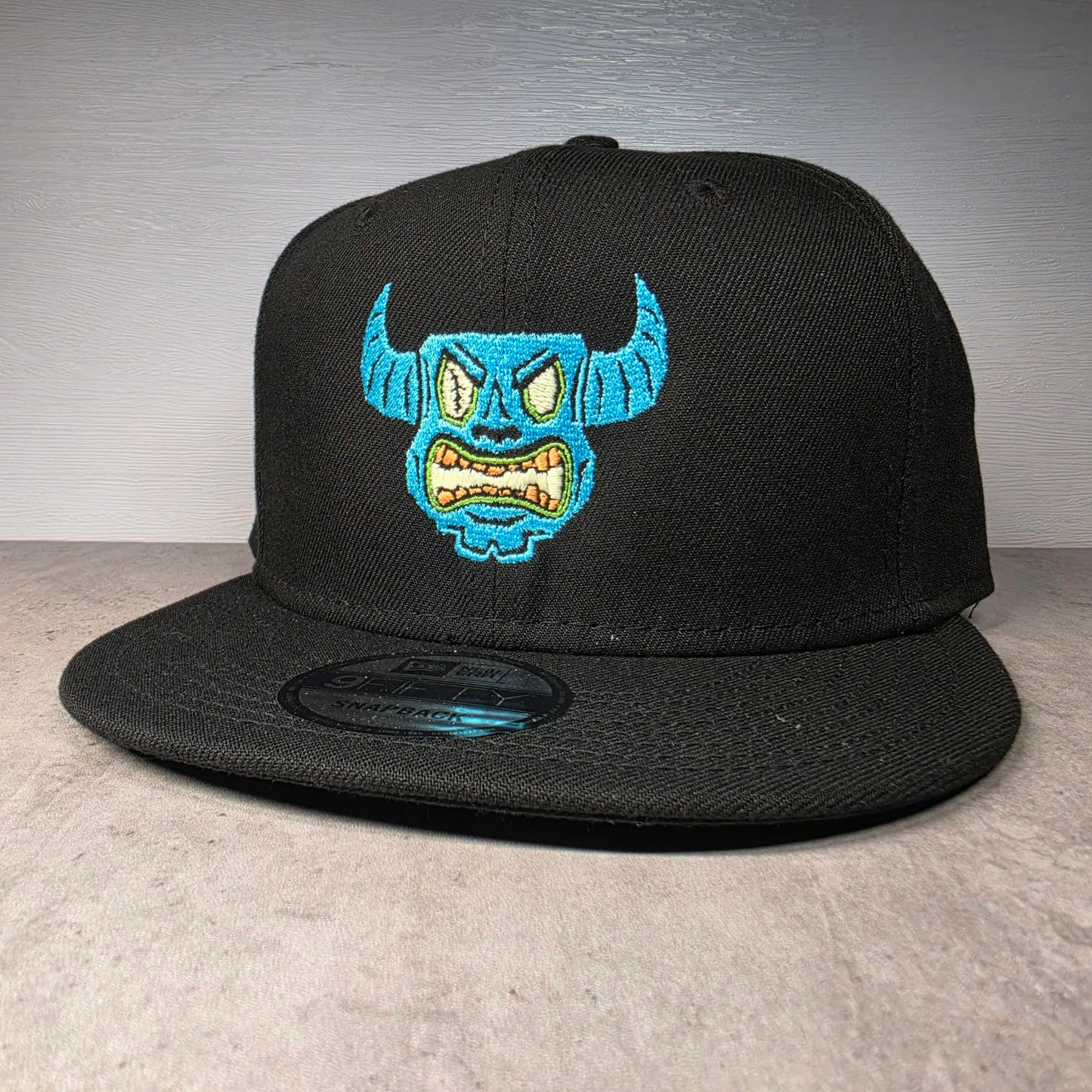 Sunken Tiki Snapback with Underbrim Design Glow In The Dark