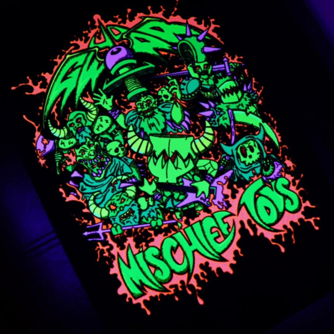 GWAR x Mischief Toys Blacklight Poster