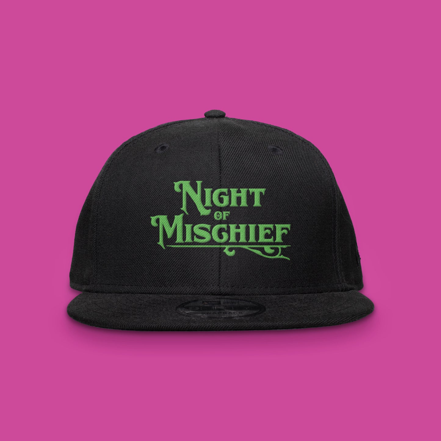Night of Mischief 2024 Blacklight Snapback Hat
